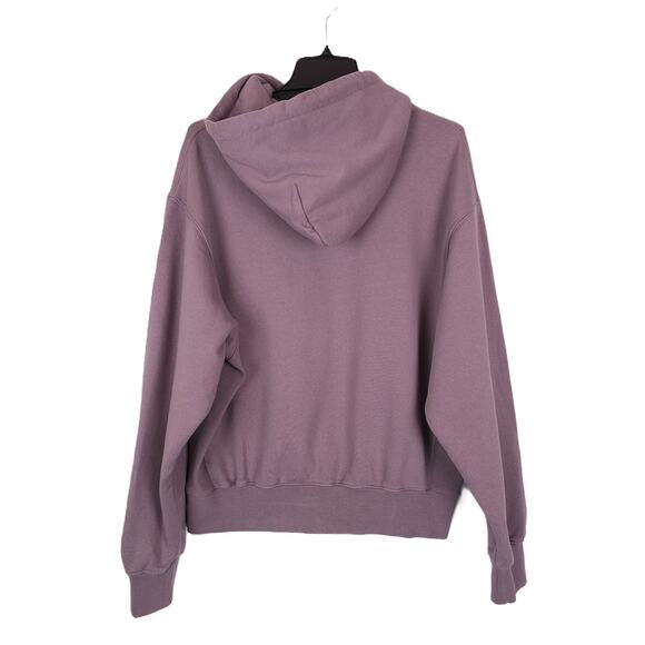 Heron Preston Men's Censored Graphic Logo Hoodie Cotton Grey Yellow Medium NWT - Picture 2 of 8